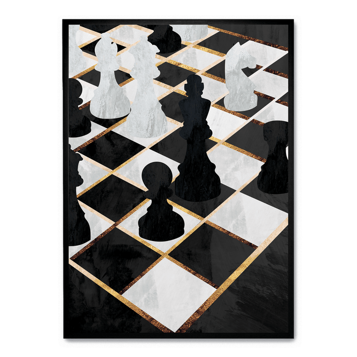 Chess Black And Gold